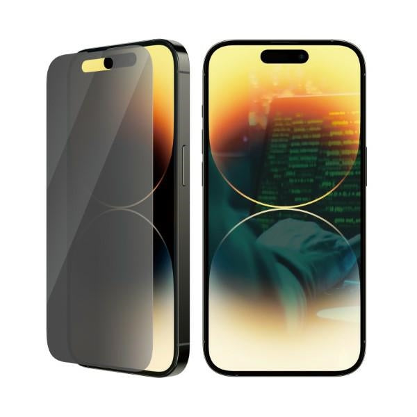 PanzerGlass Classic Fit antibacterial privacy glass for iPhone 14 Pro
