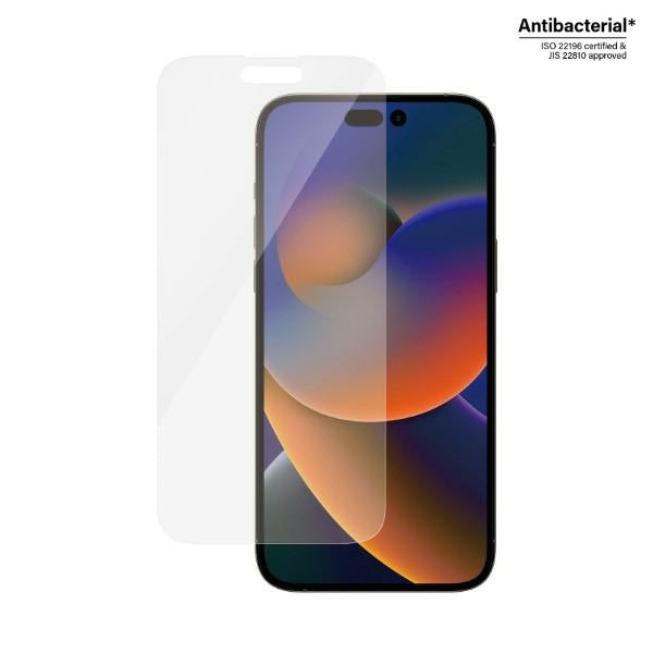 PanzerGlass Classic Fit antibacterial glass for iPhone 14 Pro Max