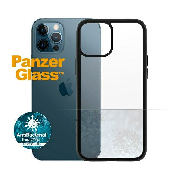PanzerGlass ClearCase antibacterial case for iPhone 12 Pro Max - transparent and black