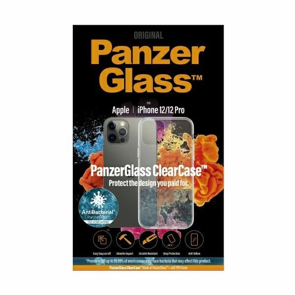 PanzerGlass ClearCase antibacterial case for iPhone 12 / 12 Pro - transparent