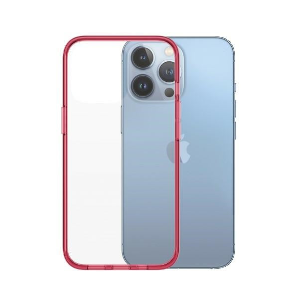PanzerGlass ClearCase antibacterial Military Grade certified case for iPhone 13 Pro - transparent pink
