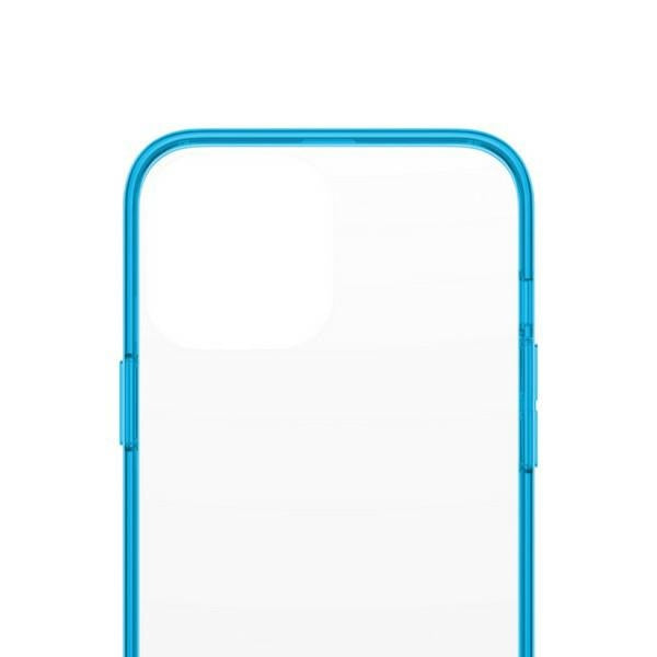 PanzerGlass ClearCase Antibacterial Military Grade Certified Case for iPhone 13 Pro Max - Transparent Blue