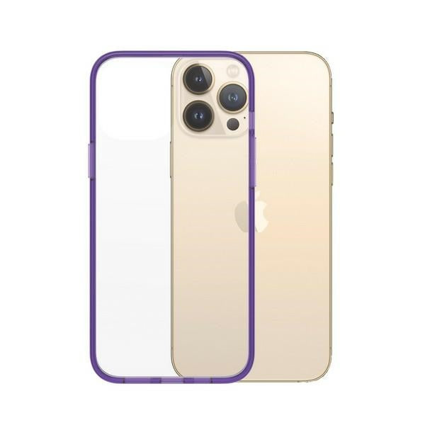 PanzerGlass ClearCase antibacterial Military Grade certified case for iPhone 13 Pro Max - transparent purple