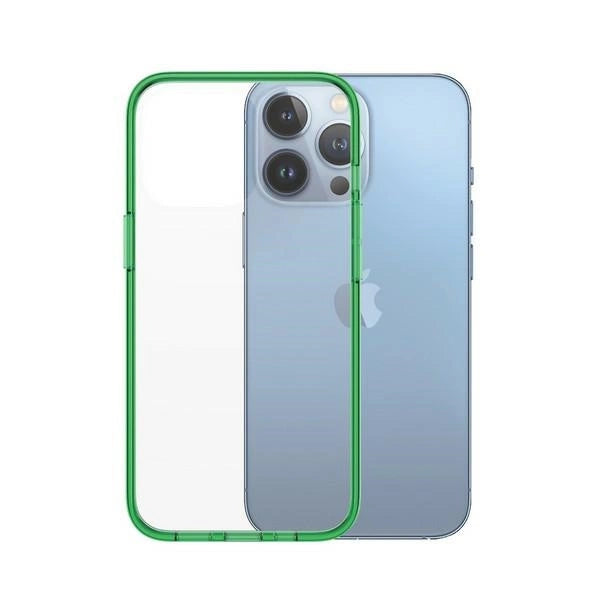 PanzerGlass ClearCase Antibacterial Military Grade Certified Case for iPhone 13 Pro - Transparent Green