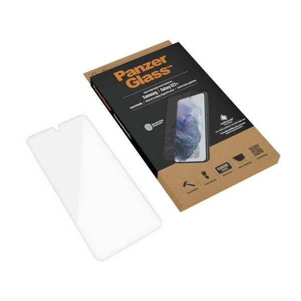 PanzerGlass E2E Microfracture antibacterial glass for Samsung Galaxy S22+ - with black frame