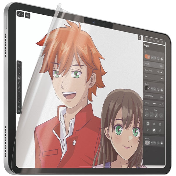 Antibacterial PanzerGlass GraphicPaper foil with a glare filter for iPad Air 13" 2024 / iPad 10.9"