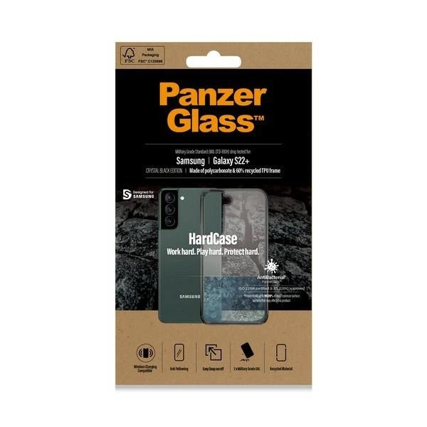 PanzerGlass HardCase antibacterial Military Grade certified case for Samsung Galaxy S22+ - transparent