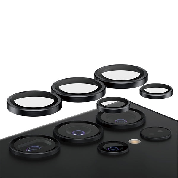 PanzerGlass Hoops Camera Protection for Samsung Galaxy S24 Ultra - with Black Frame