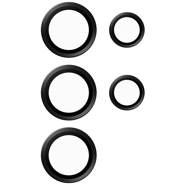 PanzerGlass Hoops Camera Protection for Samsung Galaxy S24 Ultra - with Black Frame