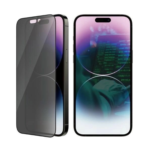 PanzerGlass Ultra-Wide Fit Antibacterial Privacy Tempered Glass for iPhone 14 Pro Max