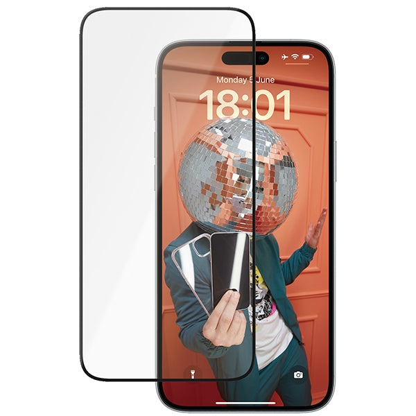 PanzerGlass Ceramic Protection ceramic glass for iPhone 15 Plus with positioner