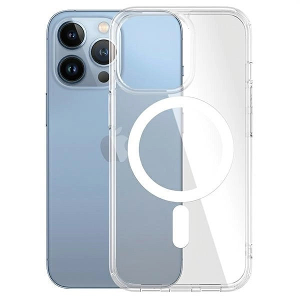 PanzerGlass HardCase with MagSafe Antibacterial Military Grade Certified Case for iPhone 13 Pro - Transparent