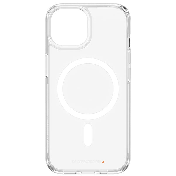 PanzerGlass HardCase with MagSafe with D3O and Military Grade Certification for iPhone 15/14/13 - Transparent