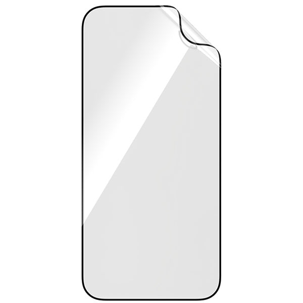 PanzerGlass Matrix Ultra-Wide-Fit hybrid glass for iPhone 15 Plus with positioner