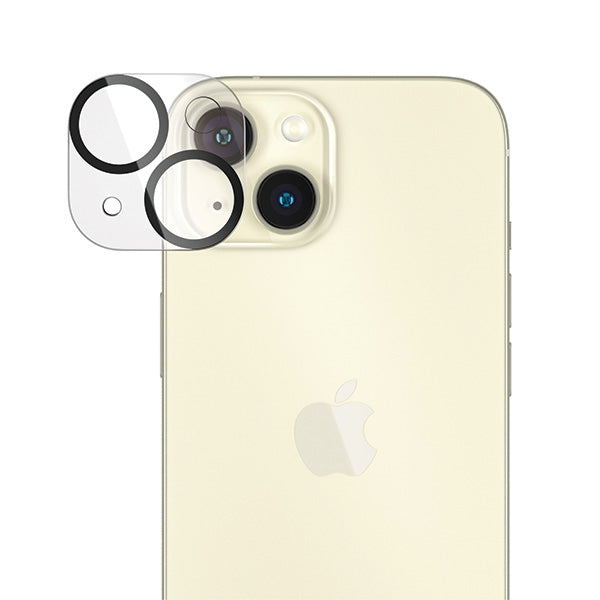 PanzerGlass Privacy Bundle 3in1 transparent case + privacy glass + camera cover for iPhone 15