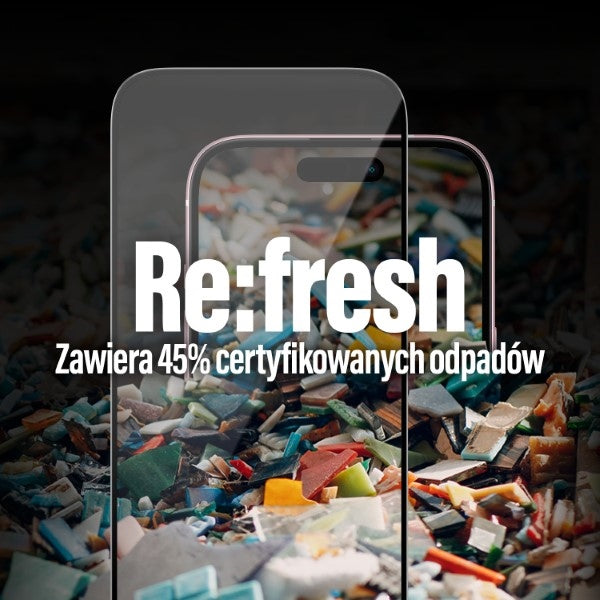 PanzerGlass Re:fresh Glass for iPhone 15 with positioner