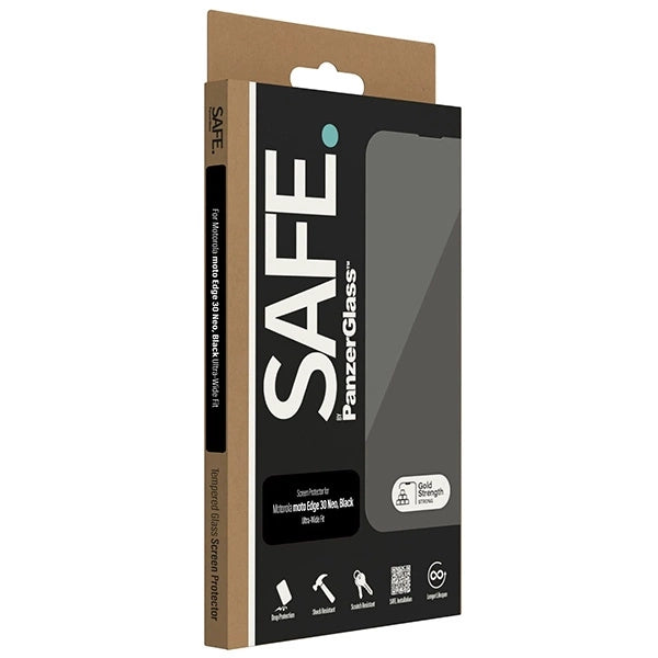 SAFE by PanzerGlass Ultra-Wide Fit Tempered Glass for Motorola Edge 30 Neo