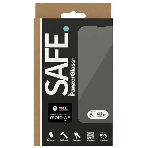 SAFE by PanzerGlass Ultra-Wide Fit tempered glass for Motorola Moto G32