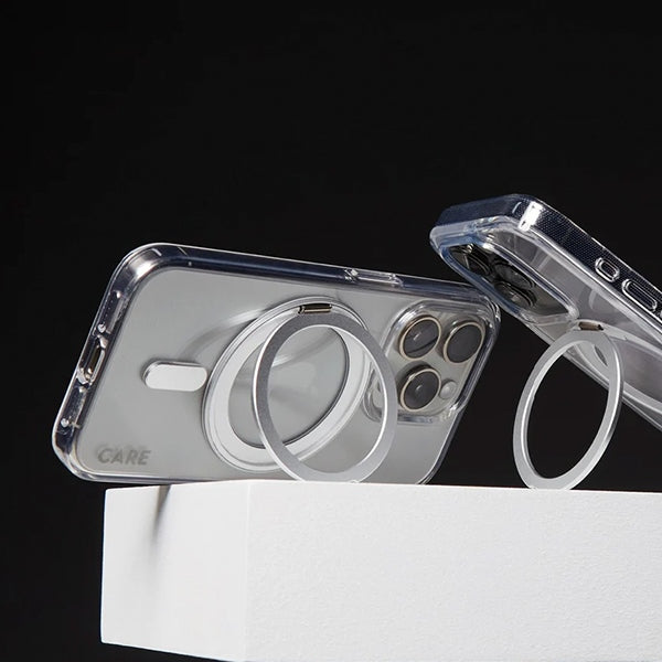 CARE by PanzerGlass Feature Kickstand Case iPhone 16 Pro Max 6.9" silver/silver MagSafe 1328