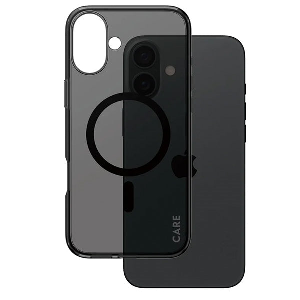 CARE by PanzerGlass Flagship Case iPhone 16 Plus 6.7" smoke/smokey MagSafe 1351