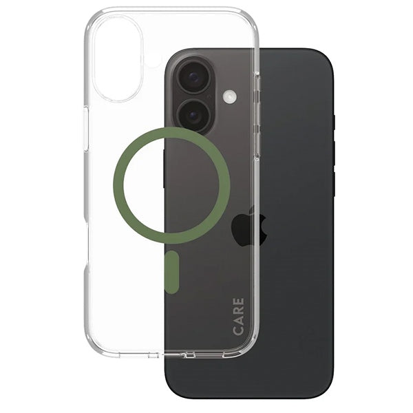 CARE by PanzerGlass Flagship Case iPhone 16 Plus 6.7" green/green MagSafe 1371