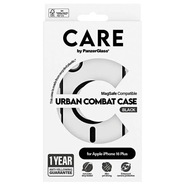 CARE by PanzerGlass Flagship Urban Case MagSafe for iPhone 16 Plus - Clear