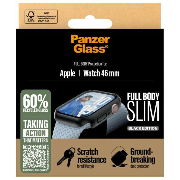 PanzerGlass Snappie Full Body Apple Watch 10 46mm black/black 3717