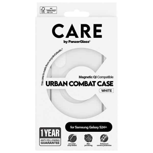 CARE by PanzerGlass Flagship QI Case for Samsung Galaxy S24+ - transparent