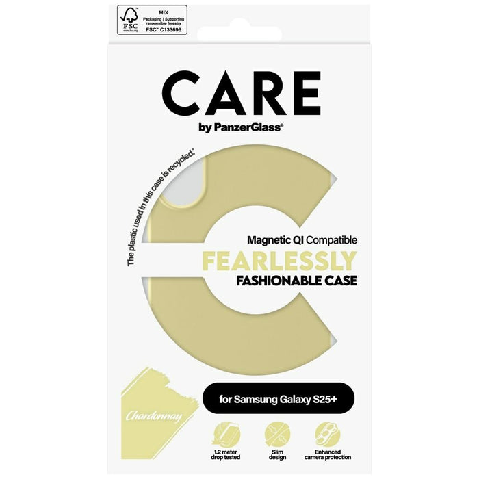 CARE by PanzerGlass Fashion QI Case for Samsung Galaxy S25+ - Purple