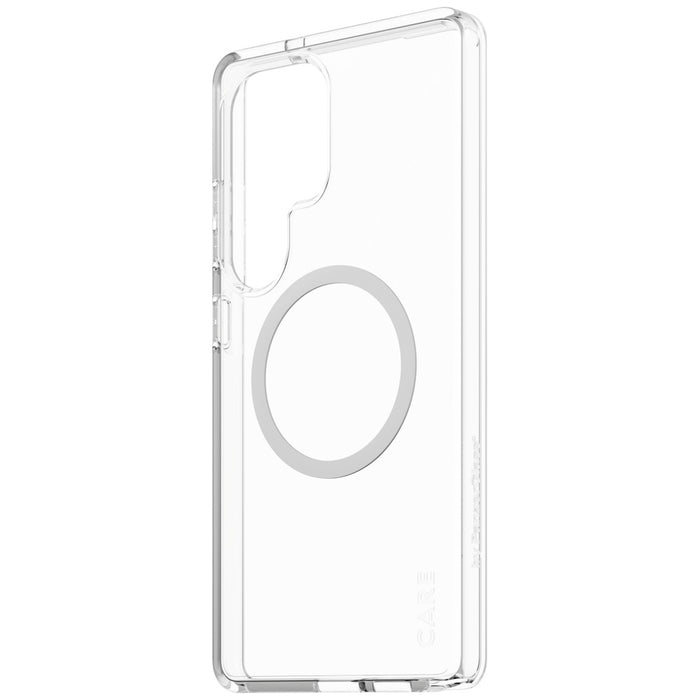 CARE by PanzerGlass Flagship Urban Combat White QI Case for Samsung Galaxy S25 Ultra - Transparent