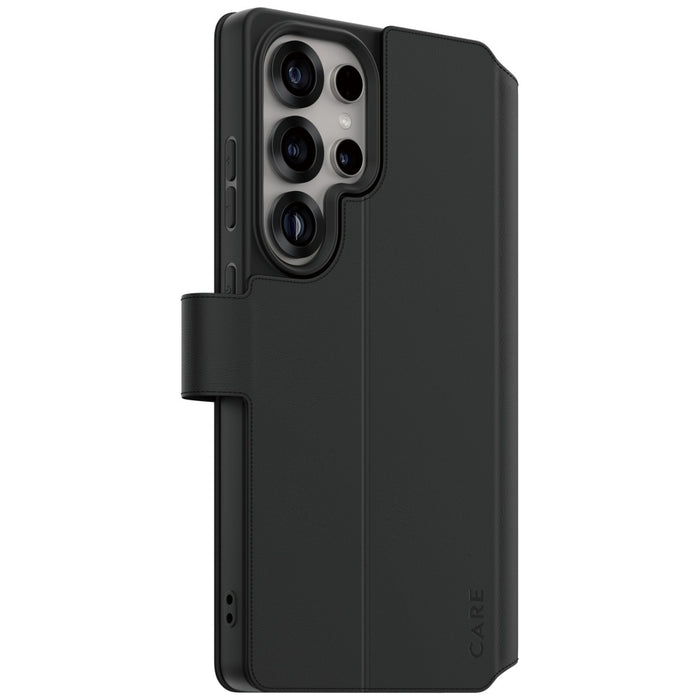 CARE by PanzerGlass Feature Wallet Kickstand Case for Samsung Galaxy S25 Ultra - Black