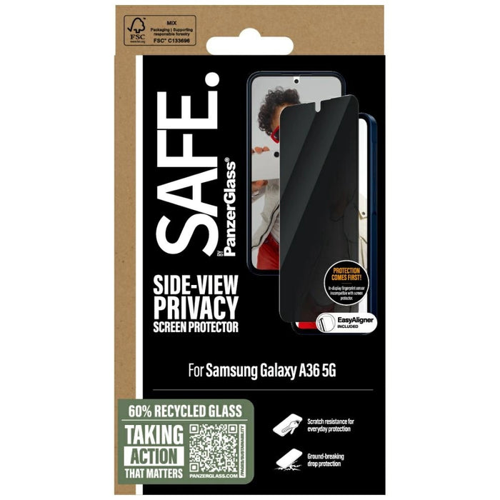 SAFE by PanzerGlass Ultra-Wide Fit Privacy Glass for Samsung Galaxy A36 5G