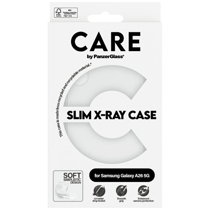 CARE by PanzerGlass Fashion X-Ray Case for Samsung Galaxy A26 5G - Transparent