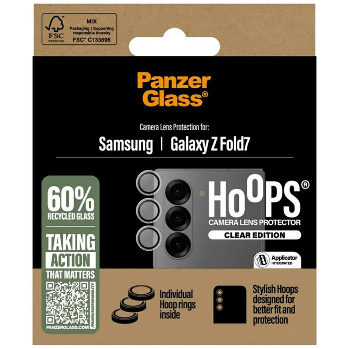 PanzerGlass Hoops Tempered Glass Lens Cover for Samsung Galaxy Z Fold 7