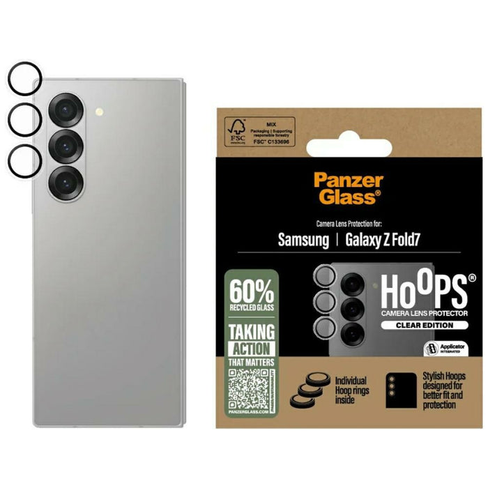 PanzerGlass Hoops Tempered Glass Lens Cover for Samsung Galaxy Z Fold 7