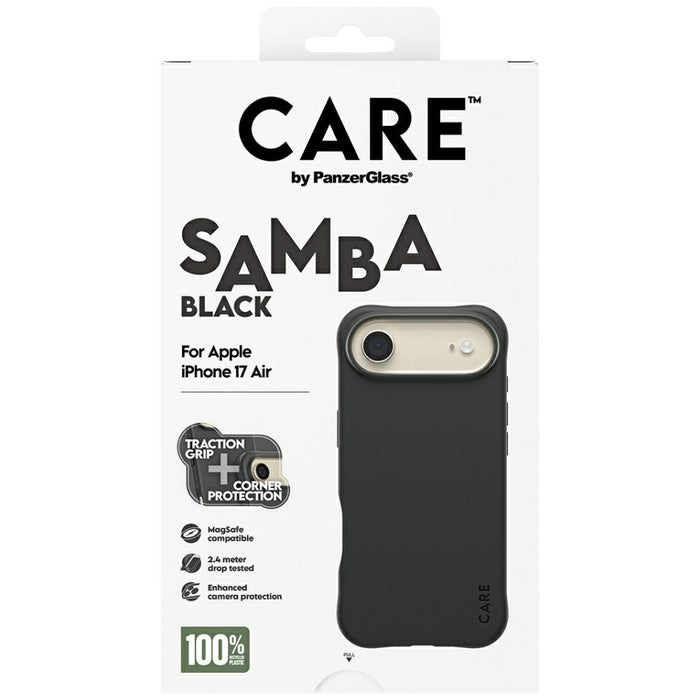 CARE by PanzerGlass Fashionable Samba MagSafe Case for iPhone Air - Black