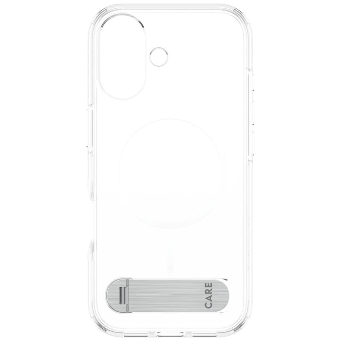 CARE by PanzerGlass Feature Case w. Kickstand MagSafe for iPhone 17 - Transparent