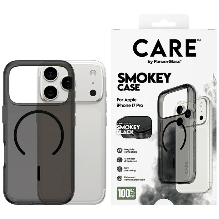 CARE by PanzerGlass Flagship Urban Explorer Case w. Black MagSafe for iPhone 17 Pro - Black