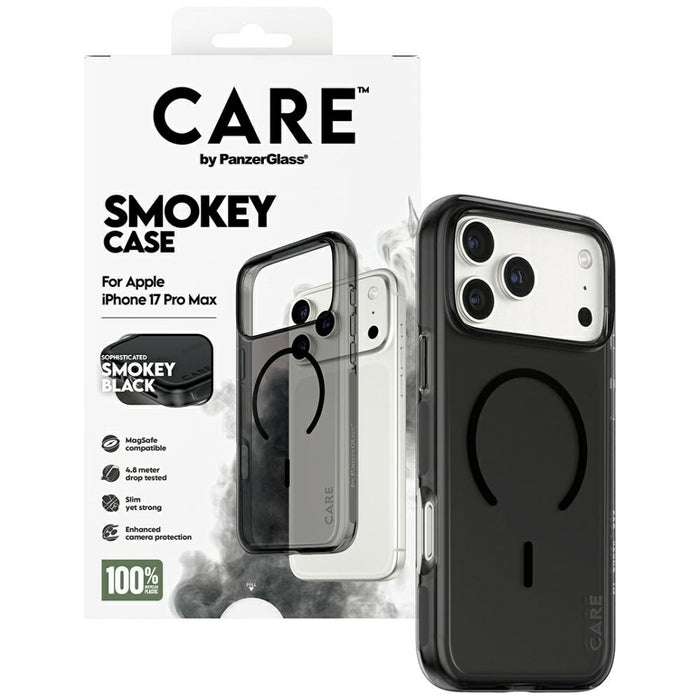 CARE by PanzerGlass Flagship Urban Explorer Case w. Black MagSafe for iPhone 17 Pro Max - Black
