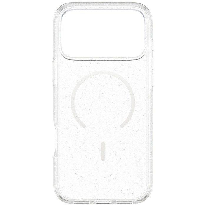 CARE by PanzerGlass Flagship Urban Explorer Case w. White MagSafe for iPhone 17 Pro Max - Clear Glitter
