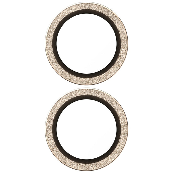 PanzerGlass Hoops Glitter Tempered Glass Lens Screen Protector for iPhone 17 / 16 / 16 Plus - Gold