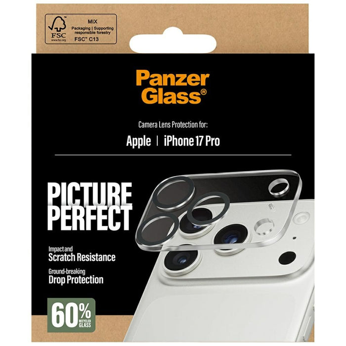 PanzerGlass PicturePerfect Tempered Glass Lens Screen Protector for iPhone 17 Pro