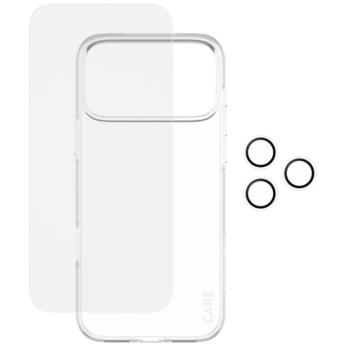 CARE by PanzerGlass Fashionable Combo 3in1 Case + Glass + Lens for iPhone 17 Pro Max