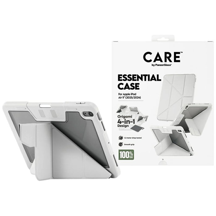 Care by PanzerGlass Y fold case for iPad Air 11&quot; 2025 (7th generation) / iPad Air 11&quot; 2024 (6th generation) - light gray
