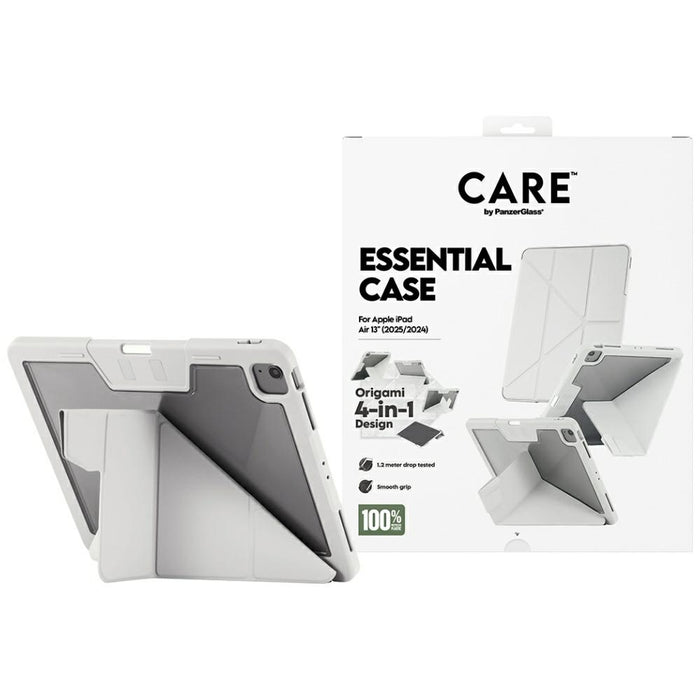 Care by PanzerGlass Y fold case for iPad Air 13&quot; 2024 / 2025 - light gray