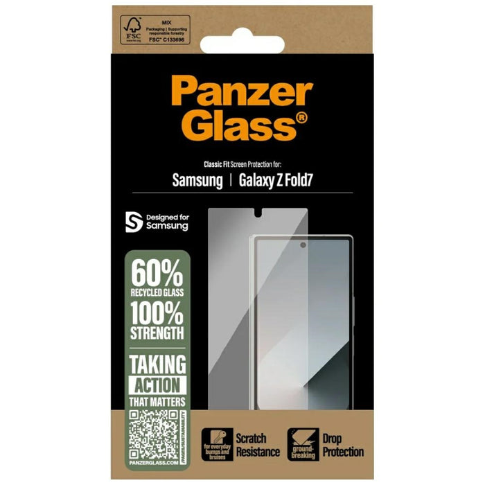 PanzerGlass Classic Fit Tempered Glass for Samsung Galaxy Z Fold 7