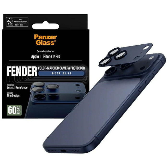 PanzerGlass Fender Camera Protector for iPhone 17 Pro - Blue