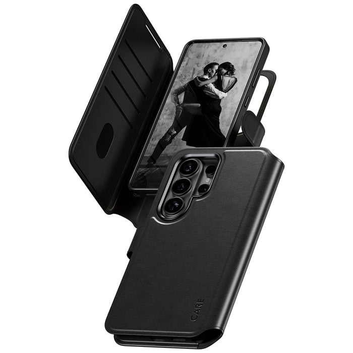 CARE by PanzerGlass Tango 2in1 Wallet Case for Samsung Galaxy S26 Ultra - Black