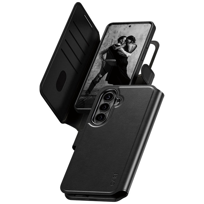 CARE by PanzerGlass Tango 2in1 Wallet Case for Samsung Galaxy S26+ - Black