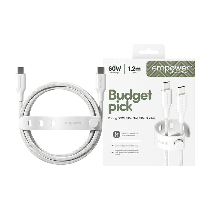 CABLE USB-C TO USB-C 1.2 m 60W EMPOWER W